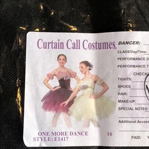Ballet costume